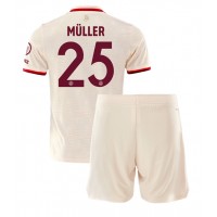 Bayern Munich Thomas Muller #25 3rd trikot Kinder 2024-25 Kurzarm (+ Kurze Hosen)